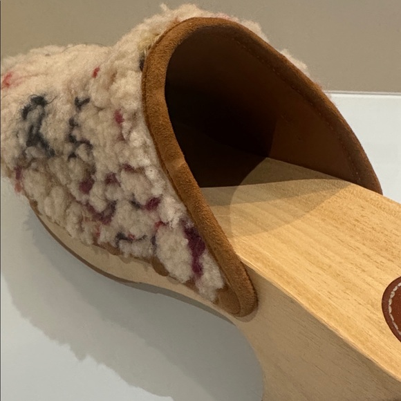 CHLOÉ Joy Platform Shearling Clogs – Size 40 - Picture 11 of 13